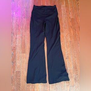 Black Lululemon Groove Flare Pants